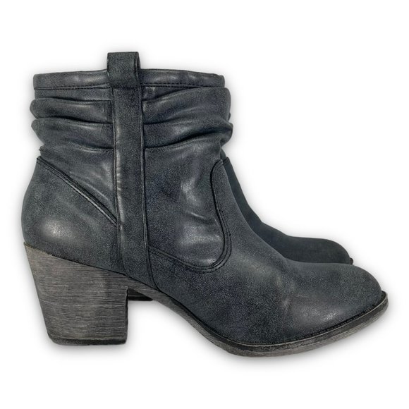 RocketDog K9 High Ankle Booties C355 0415 Pull On Charcoal Gray Women 8.5M - Picture 3 of 11